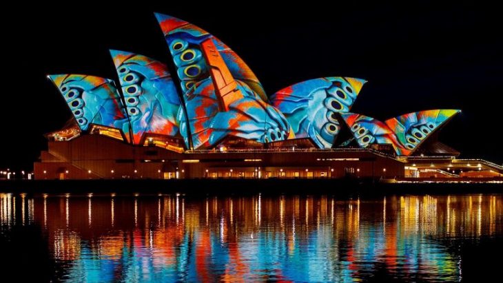 Фестиваль света «Яркий Сидней»: 55 фото люминесцентного Сиднейского оперного театра